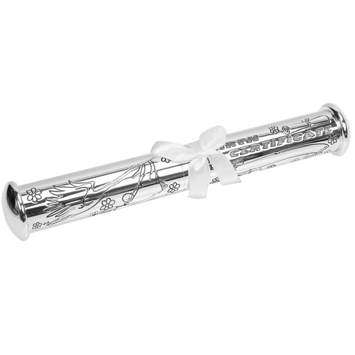 SILVERPLATED BIRTH CERTIFICATE HOLDER - Bumbletree Ltd