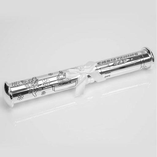 SILVERPLATED CHRISTENING CERTIFICATE HOLDER - Bumbletree Ltd