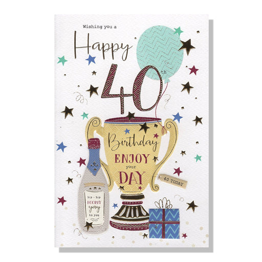 40th Birthday Card - Bumbletree Ltd