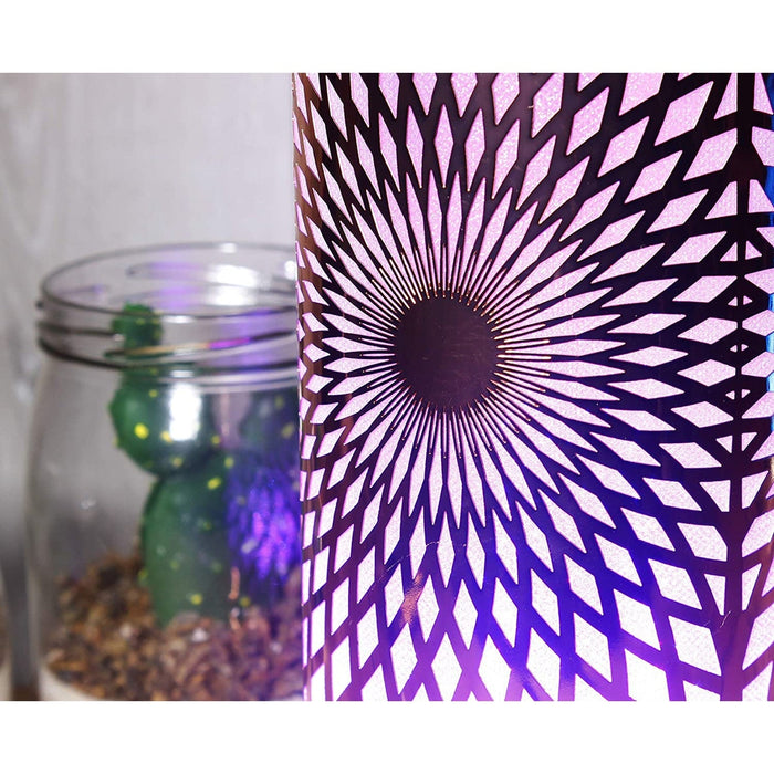 Kaleidoscope LED Colour Changing Oil & Wax Melt Burner Silver - Bumbletree Ltd