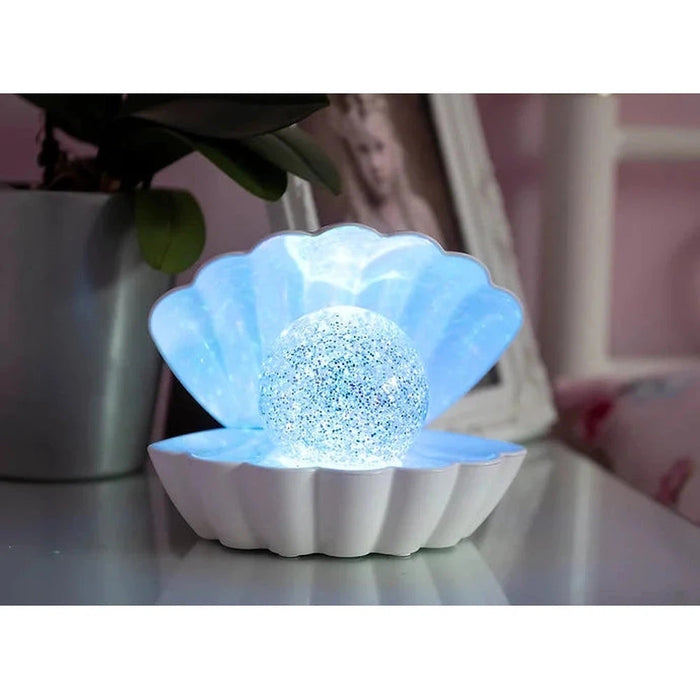 Sea Shell LED Colour Changing Mood Lamp - Silver Metallic - Homeware - Bumbletree - Bumbletree