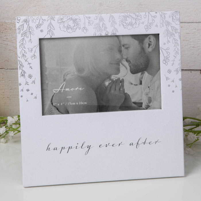 6" X 4" - PHOTO FRAME - HAPPILY EVER AFTER - Bumbletree Ltd