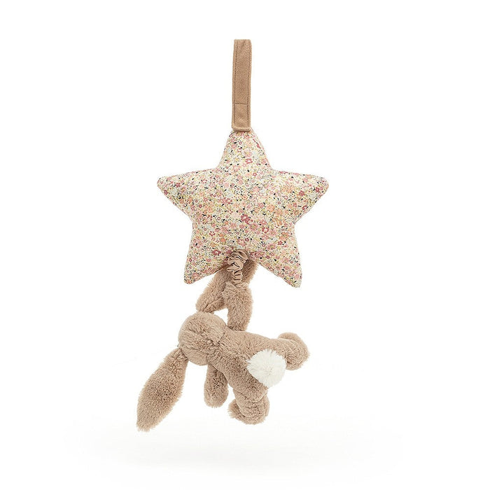 Jellycat Blossom Bea Beige Bunny Musical Pull - Plush - Jellycat - Bumbletree