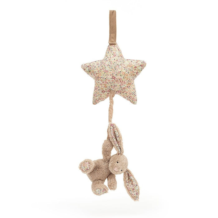 Jellycat Blossom Bea Beige Bunny Musical Pull - Plush - Jellycat - Bumbletree