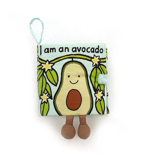 Jellycat Avocado Fabric Book - Plush - Jellycat - Bumbletree