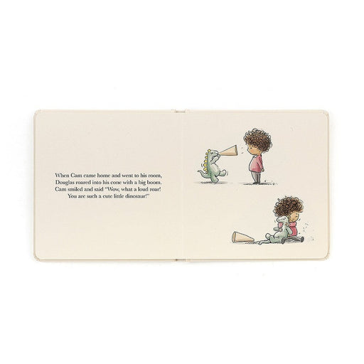 Jellycat The Not So Scary Dinosaur Book - Bumbletree Ltd