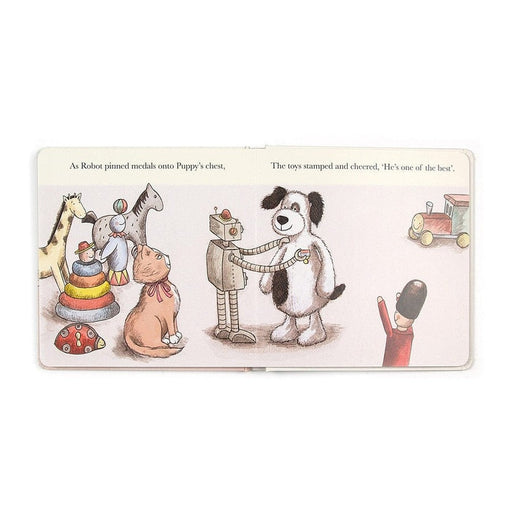 Jellycat Scruffy Puppy Book - Bumbletree Ltd