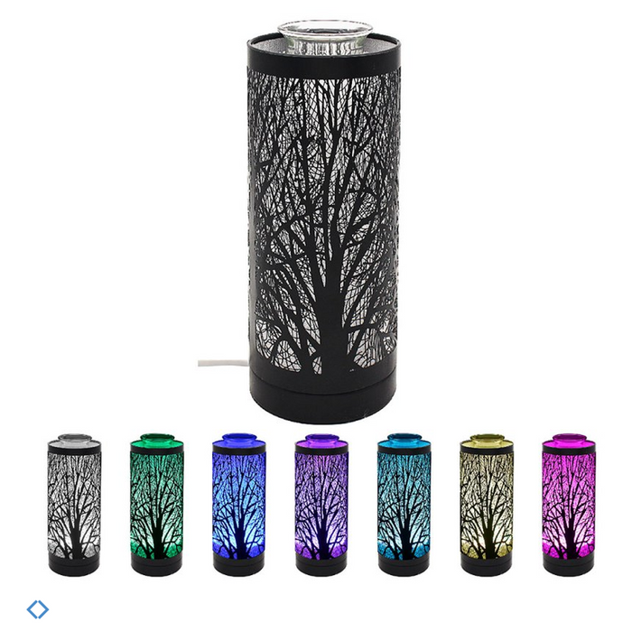 Black Colour Changing LED Aroma Lamp - Bumbletree Ltd