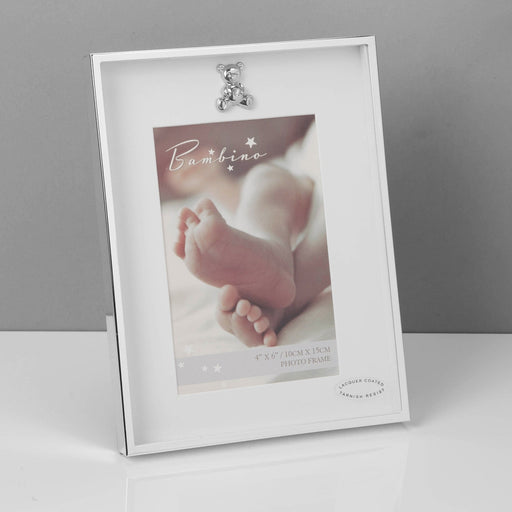 4" X 6" - THIN SILVER PLATED PHOTO FRAME - Bumbletree Ltd