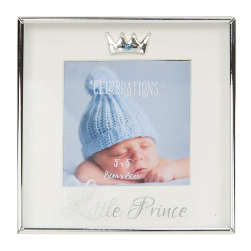 3" X 3" - SILVER PLATED BOX FRAME - LITTLE PRINCE - Bumbletree Ltd