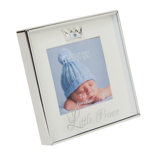 3" X 3" - SILVER PLATED BOX FRAME - LITTLE PRINCE - Bumbletree Ltd