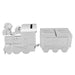 SILVER PLATED TRAIN MONEY BOX & TOOTH/CURL CARRIAGE - Bumbletree Ltd