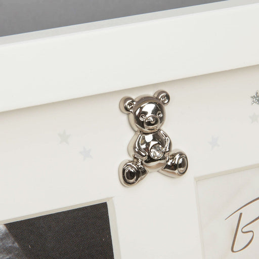 IVORY SCAN PHOTO FRAME WITH TEDDY ICON - Bumbletree Ltd