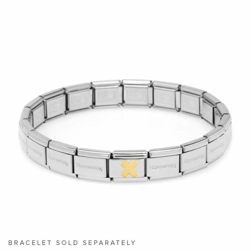 NOMINATION Classic Gold Letter X Charm - Bumbletree Ltd