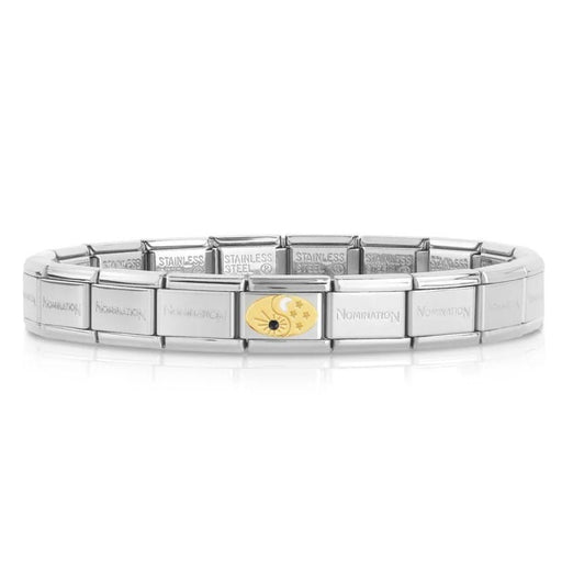 NOMINATION Classic Gold & Black Tao Sun & Moon Charm - Bumbletree Ltd