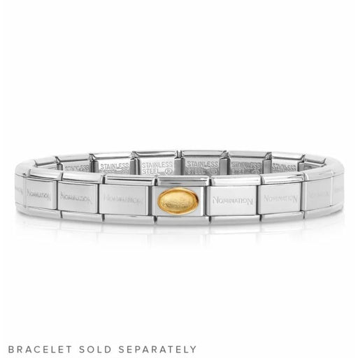 NOMINATION Classic Gold Rock Crystal Charm - Bumbletree Ltd