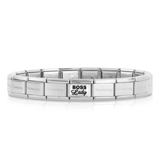 NOMINATION Classic Silver Boss Lady Charm - Bumbletree Ltd