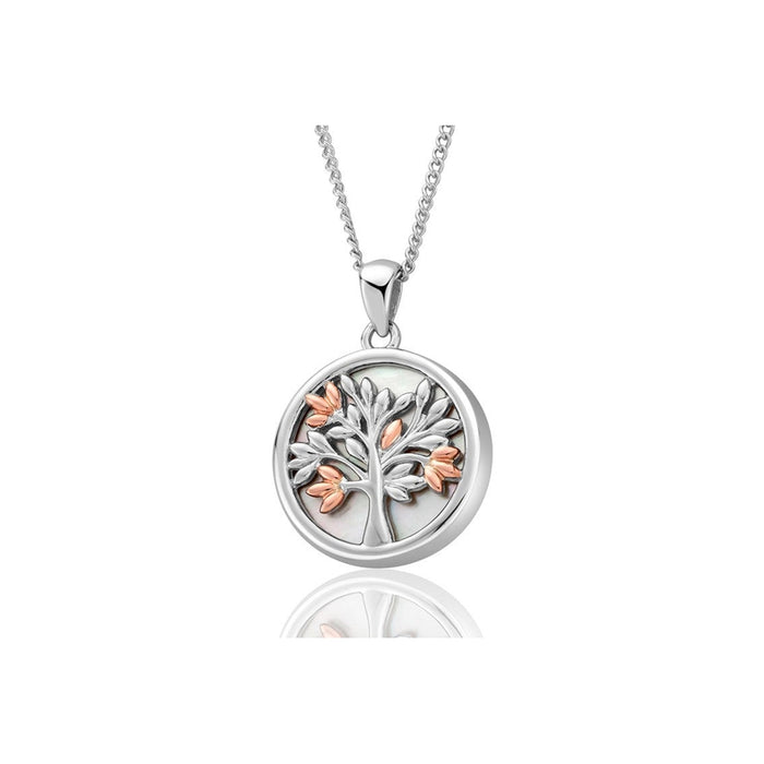 TREE OF LIFE WHITE MOTHER OF PEARL PENDANT - Bumbletree Ltd