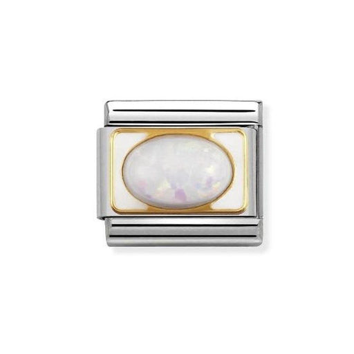 NOMINATION Classic White Opal Charm - Bumbletree Ltd