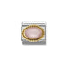 NOMINATION Classic Gold and Pink Opaline Charm - Bumbletree Ltd