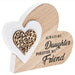 Always My Daughter Forever My Friend Sentiment Plaque - Bumbletree Ltd