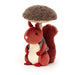 Jellycat Fungi Forager Squirrel - Plush - Jellycat - Bumbletree