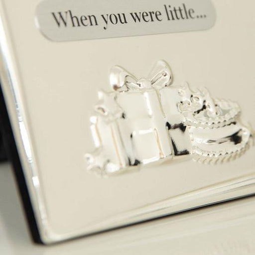 2 TONE SILVER PLATED DOUBLE BIRTHDAY FRAME - 60 - Bumbletree Ltd
