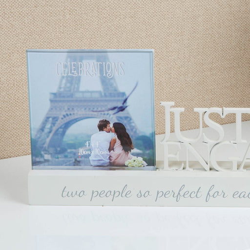 4" X 4" - CELEBRATIONS PHOTO FRAME - ENGAGEMENT - Bumbletree Ltd