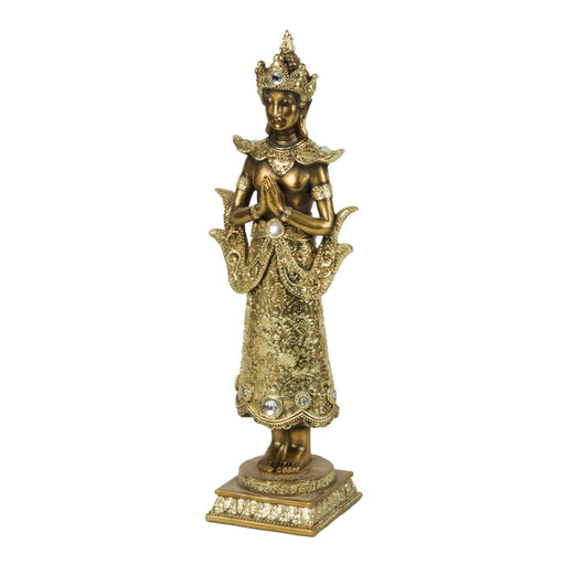 GOLD THAI BUDDHA FIGURINE 36CM - Bumbletree Ltd