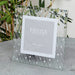 4" X 4" - MIRROR GLASS RAINDROP DESIGN PHOTO FRAME - Bumbletree Ltd