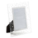 4" X 6" - MIRROR GLASS RAINDROP DESIGN PHOTO FRAME - Bumbletree Ltd