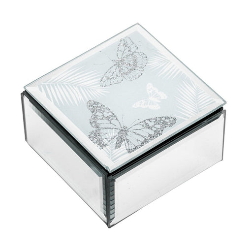 GLASS BUTTERFLY TRINKET BOX - Bumbletree Ltd
