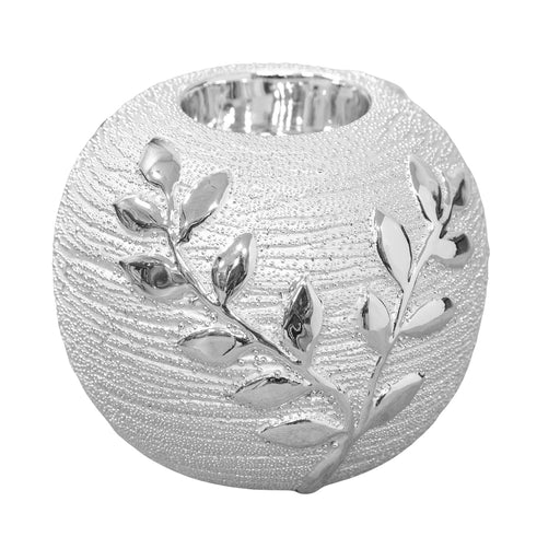 SILVER TREE CERAMIC TEALIGHT HOLDER - Bumbletree Ltd