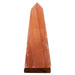 OBELISK HIMALAYAN SALT LAMP WITH WOODEN BASE - Bumbletree Ltd