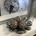 Ceramic Round Splash Dish - Silver - Bumbletree Ltd