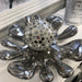 Ceramic Round Splash Dish - Silver - Bumbletree Ltd