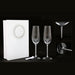 Pair Of Swarovski Crystal Champagne Glasses - Bumbletree Ltd