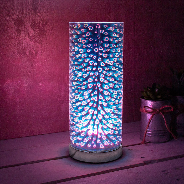 Heart Design Colour Changing LED Aroma Lamp - Bumbletree Ltd