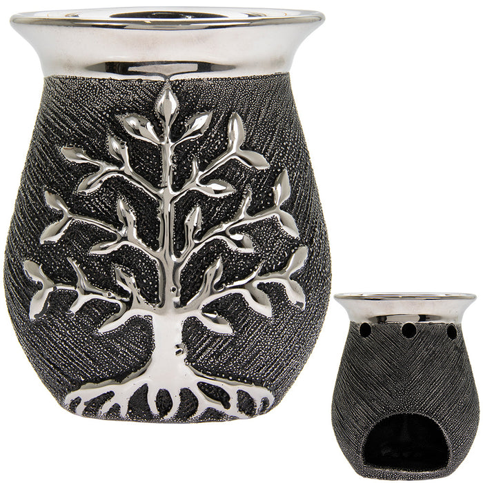 Grey Tree of Life Wax Warmer - Bumbletree Ltd