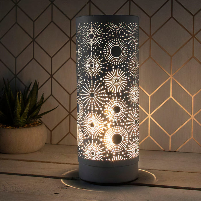 White Sparkle Desire LED Aroma Lamp - Bumbletree Ltd