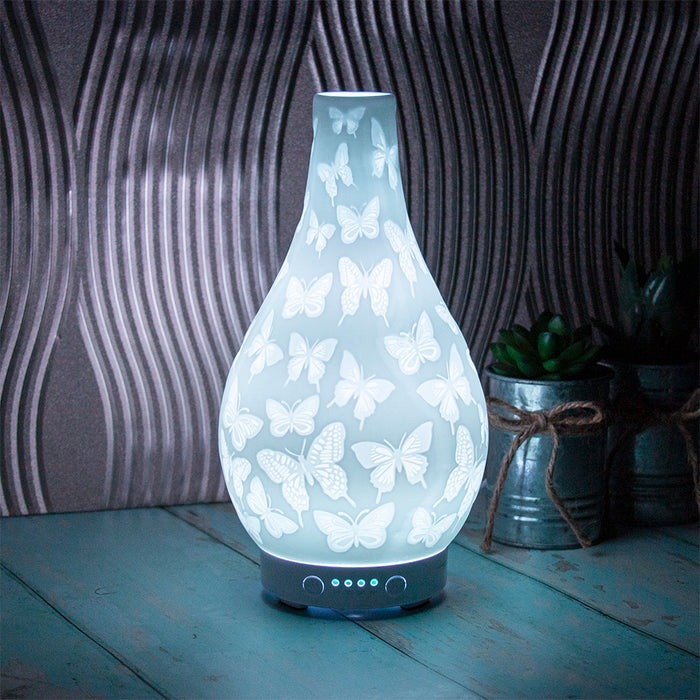 Butterfly LED Colour Changing Aroma Diffuser - Bumbletree Ltd