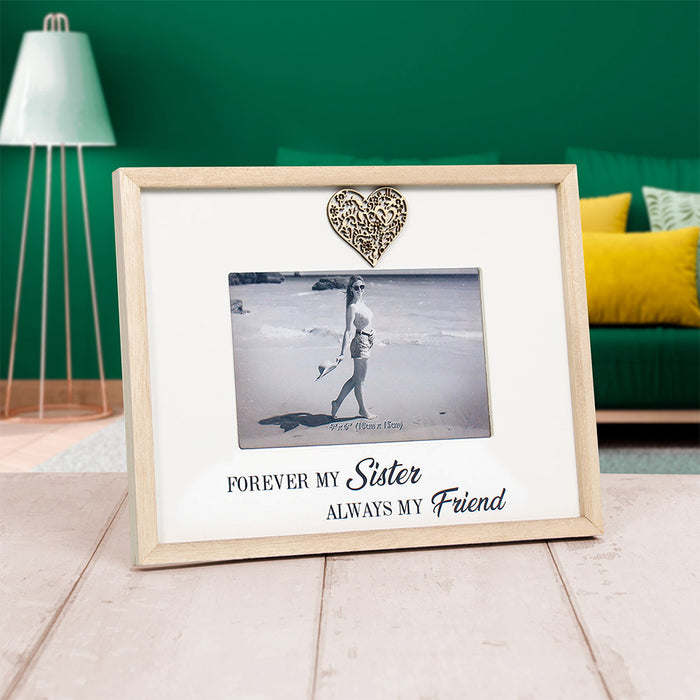 Sentiment Photo Frame Forever My Sister 4x6 - Homeware - Bumbletree - Bumbletree