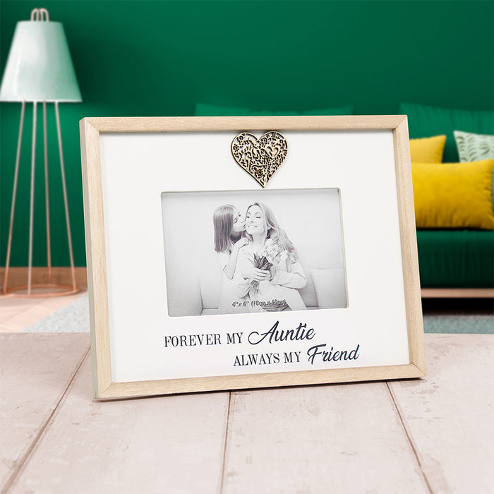 Sentiment Photo Frame Forever My Auntie 4x6 - Homeware - Bumbletree - Bumbletree