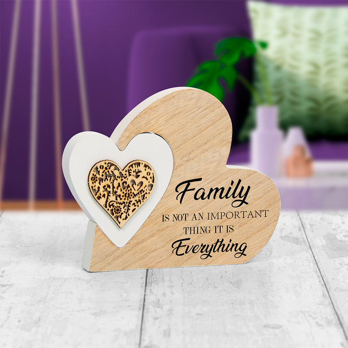 Family Is Everything Sentiment Plaque - Bumbletree Ltd