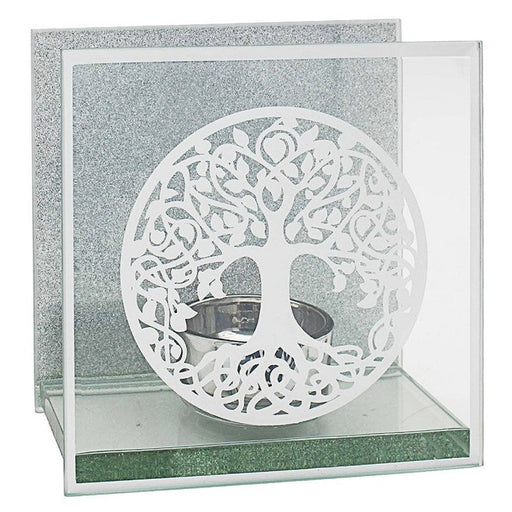 Tree Of Life Mirror Tea Light Holder - Bumbletree Ltd