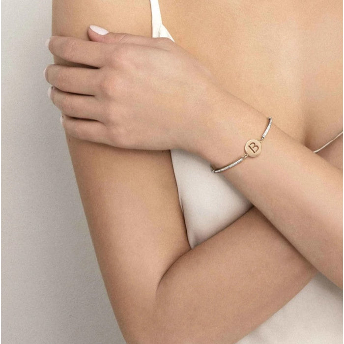 NOMINATION Milleluci Letters Stainless Steel with White CZ Rose