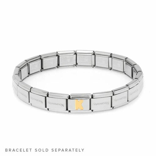 NOMINATION Classic Gold Letter K Charm - Bumbletree Ltd