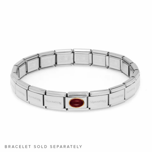 NOMINATION Classic Red Agate Charm - Bumbletree Ltd