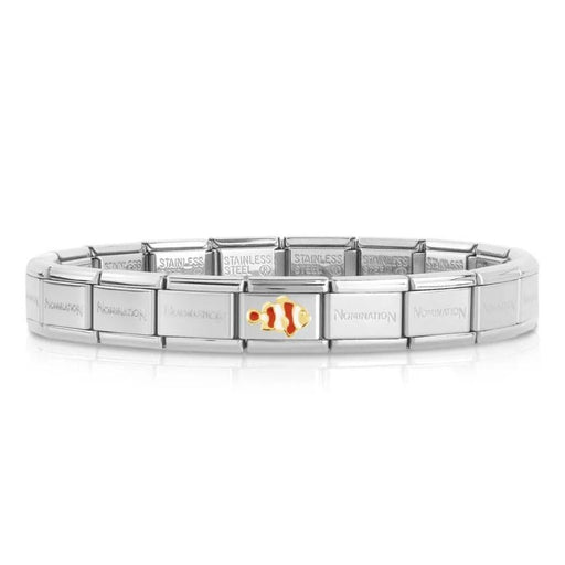 NOMINATION Classic Gold & Red Clownfish Charm - Bumbletree Ltd