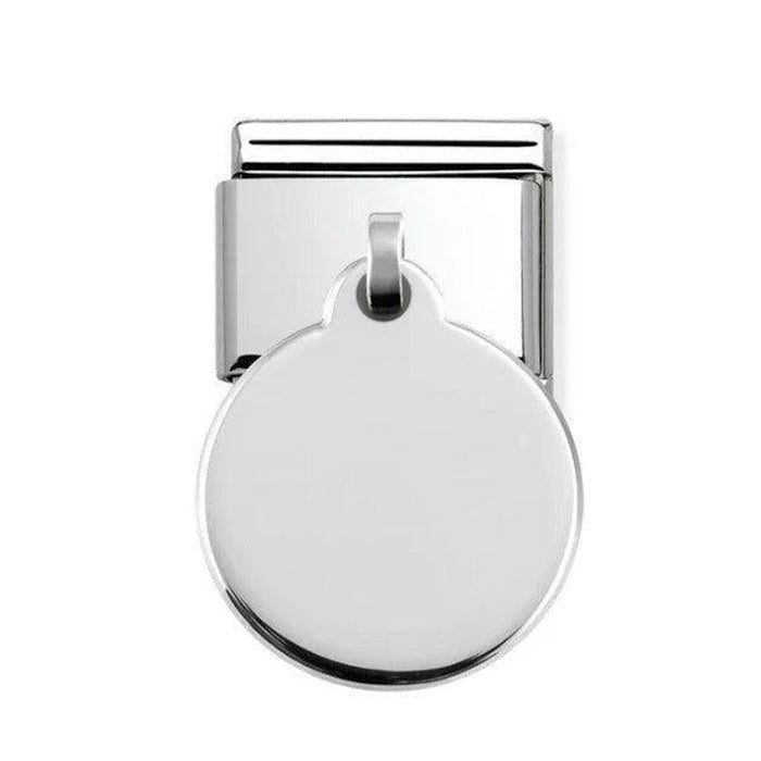 NOMINATION Classic Silver Round Pendant Charm - Bumbletree Ltd